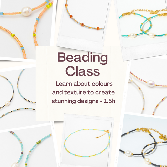 Beading Class - 1.5 hours Jewelry Making Class